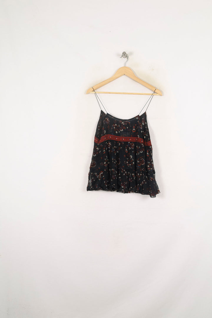 Débardeur Noir à Fleurs - Taille S/36 de la marque ba&sh | PARAD80936 - Vendu par Paradigme - Image 4