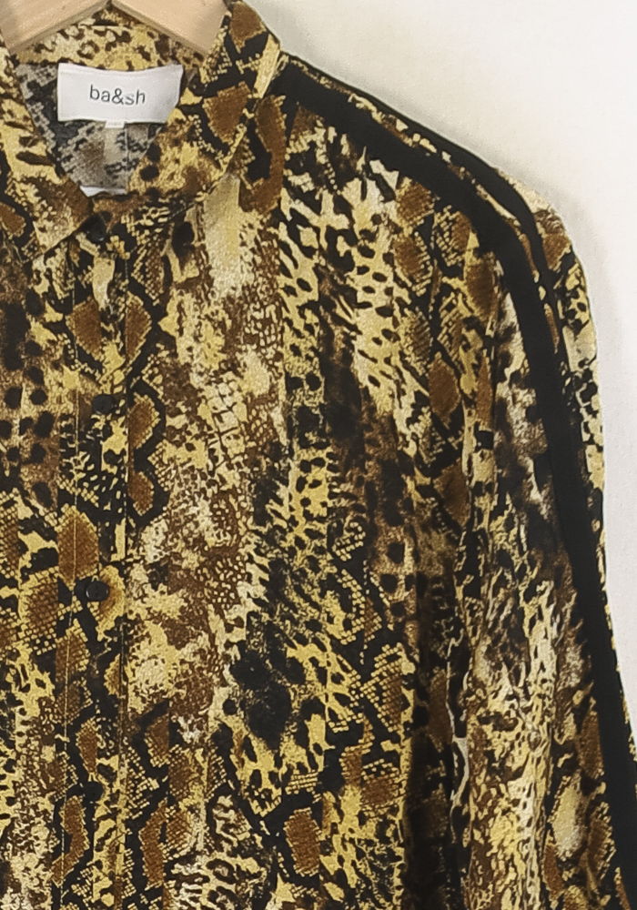 Blouse Marron et Noir - Taille S/36 de la marque Labdip | PARAD80937 - Vendu par Paradigme - Image 3