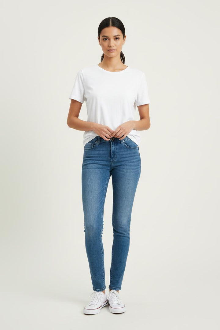 Jean Slim Bleu - Taille S/36 de la marque IKKS | PARAD80942 - Vendu par Paradigme - Image 1