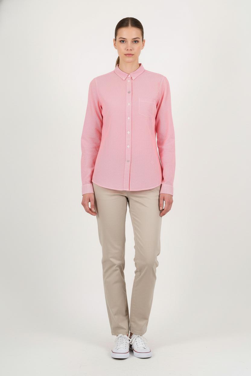 Chemise Rouge - Taille M/38 de la marque IKKS | PARAD80945 - Vendu par Paradigme - Image 1