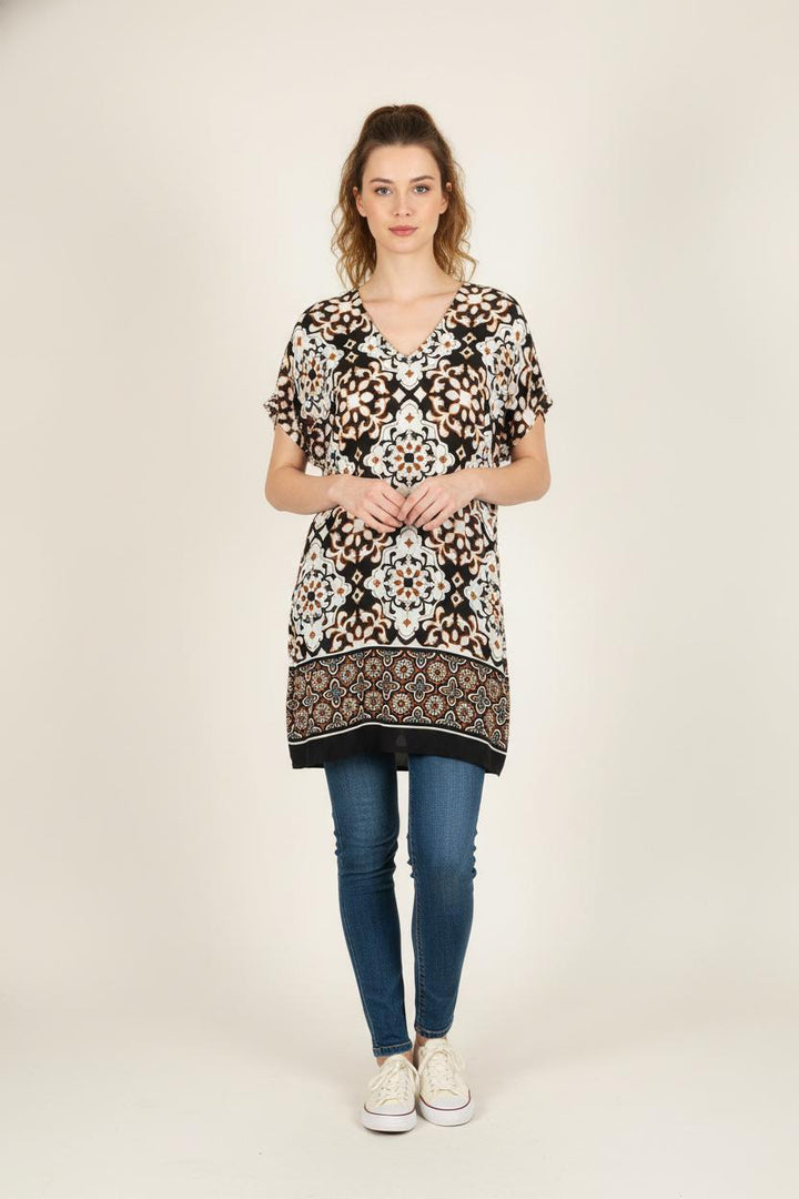 Robe Multicolore - Taille XL/42 de la marque La Fée Maraboutée | PARAD80946 - Vendu par Paradigme - Image 1