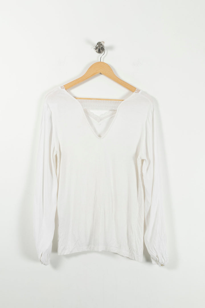 Blouse Blanche - Taille M/38 de la marque Maison 123 | PARAD80947 - Vendu par Paradigme - Image 4