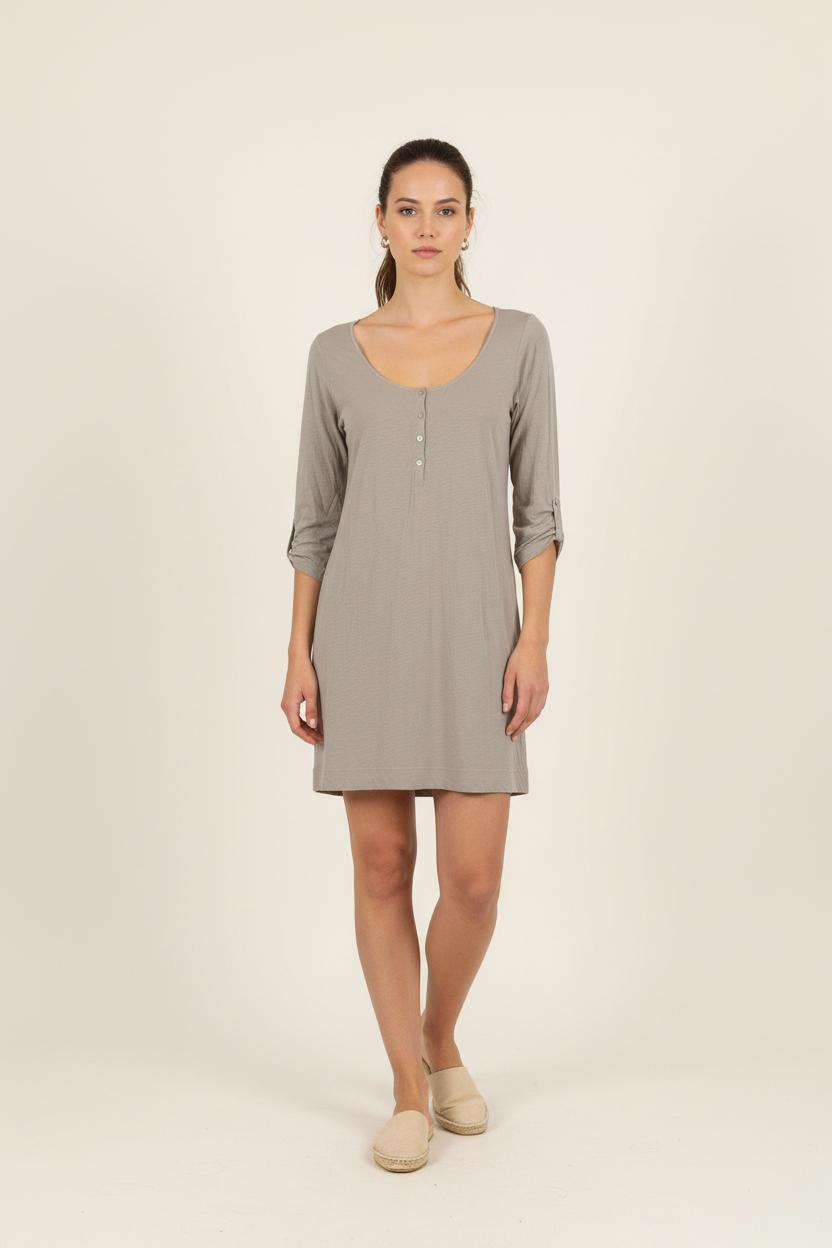 Robe Droite Grise - Taille M/38 de la marque American Vintage | PARAD80950 - Vendu par Paradigme - Image 1