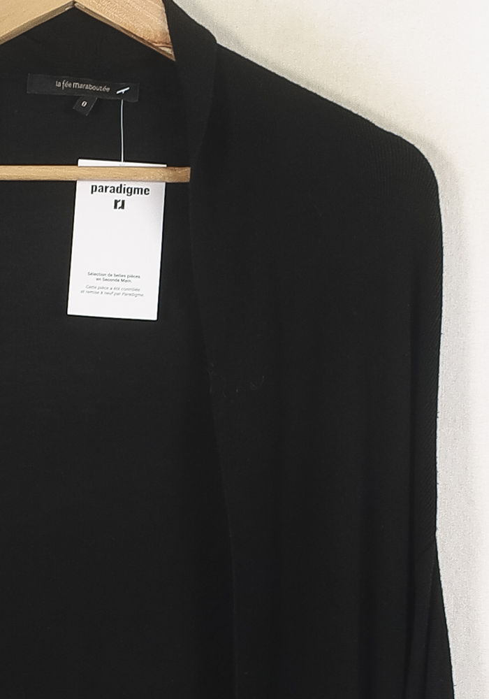 Gilet Noir - Taille L/40 de la marque La Fée Maraboutée | PARAD80957 - Vendu par Paradigme - Image 3