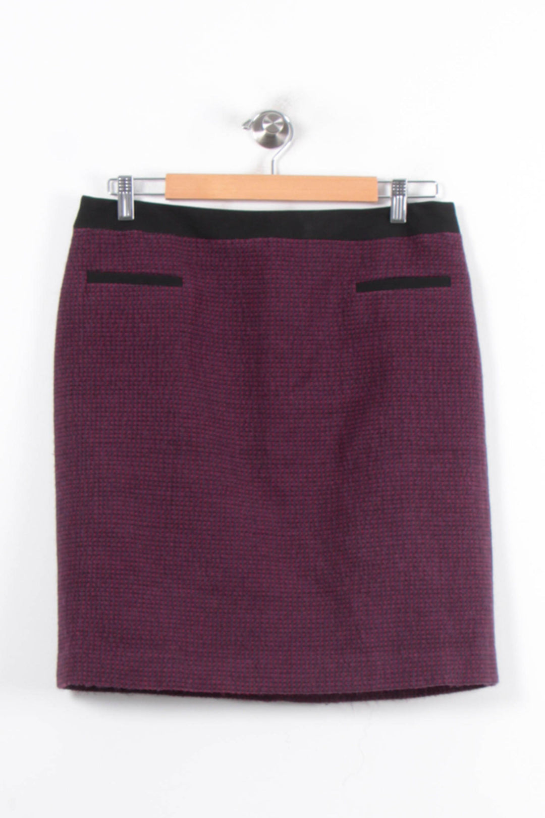 Jupe Droite Bordeaux - Taille XXL/44 de la marque Maison 123 | PARAD80968 - Vendu par Paradigme - Image 4