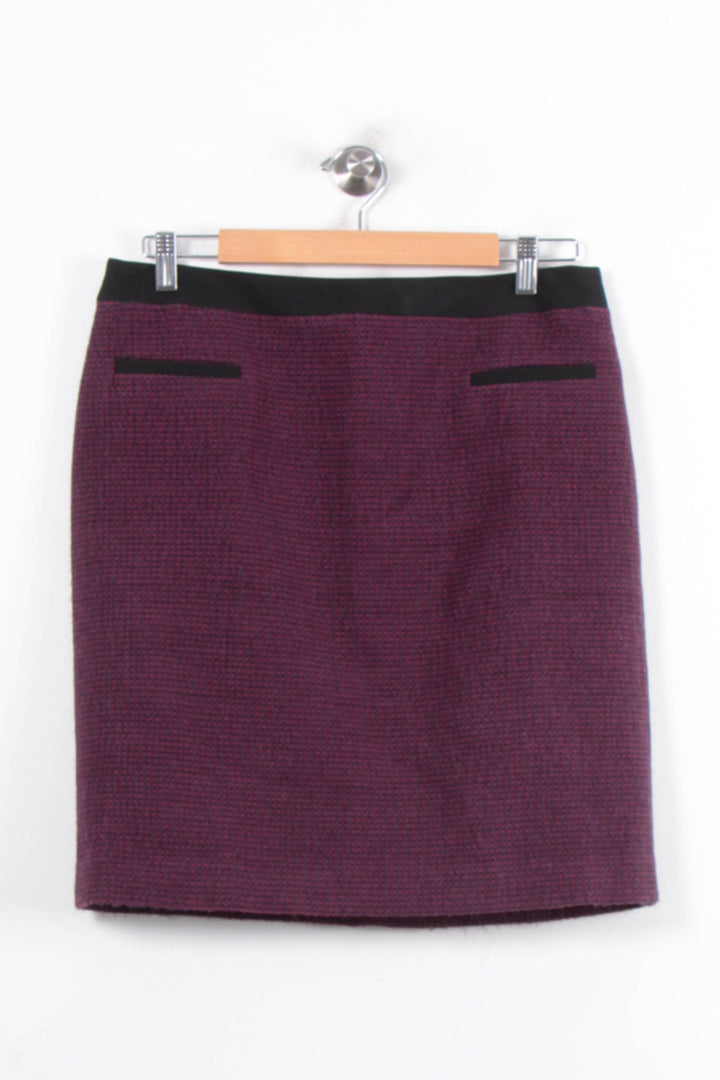 Jupe Droite Bordeaux - Taille XXL/44 de la marque Maison 123 | PARAD80968 - Vendu par Paradigme - Image 4