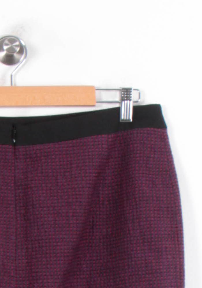 Jupe Droite Bordeaux - Taille XXL/44 de la marque Maison 123 | PARAD80968 - Vendu par Paradigme - Image 3