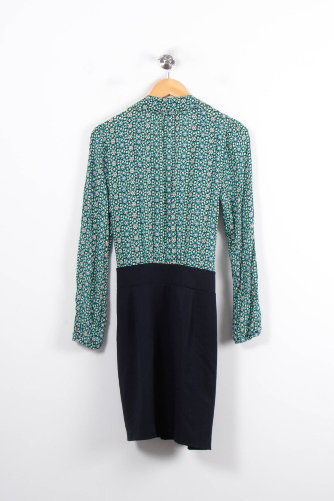 Robe Fleurie et Noire - Taille S/36 de la marque La Fée Maraboutée | PARAD80970 - Vendu par Paradigme - Image 4