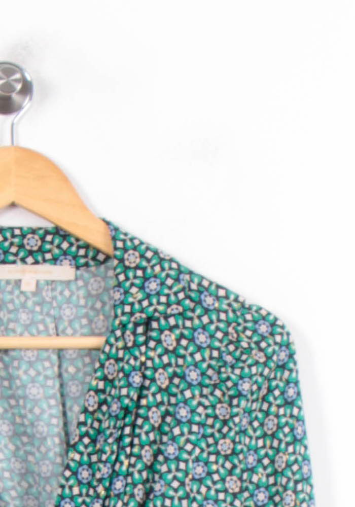 Robe Fleurie et Noire - Taille S/36 de la marque La Fée Maraboutée | PARAD80970 - Vendu par Paradigme - Image 3