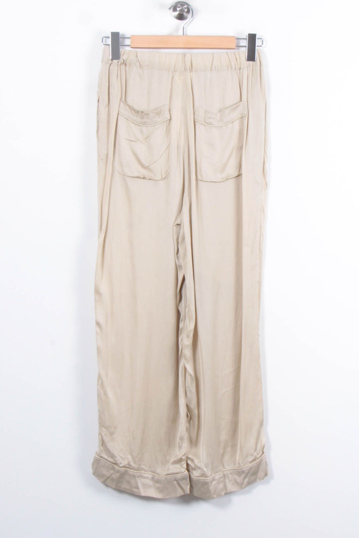 Pantalon Large Beige - Taille M/38 de la marque American Vintage | PARAD80977 - Vendu par Paradigme - Image 4