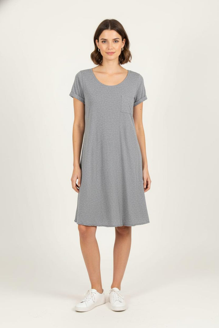 Robe Courte Grise - Taille S/36 de la marque American Vintage | PARAD80978 - Vendu par Paradigme - Image 1