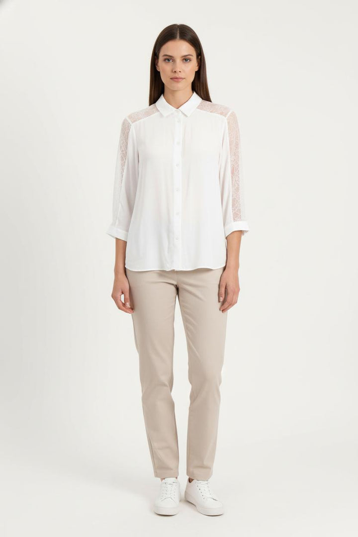 Chemise Blanche - Taille S/36 de la marque Comptoir des Cotonniers | PARAD80983 - Vendu par Paradigme - Image 1