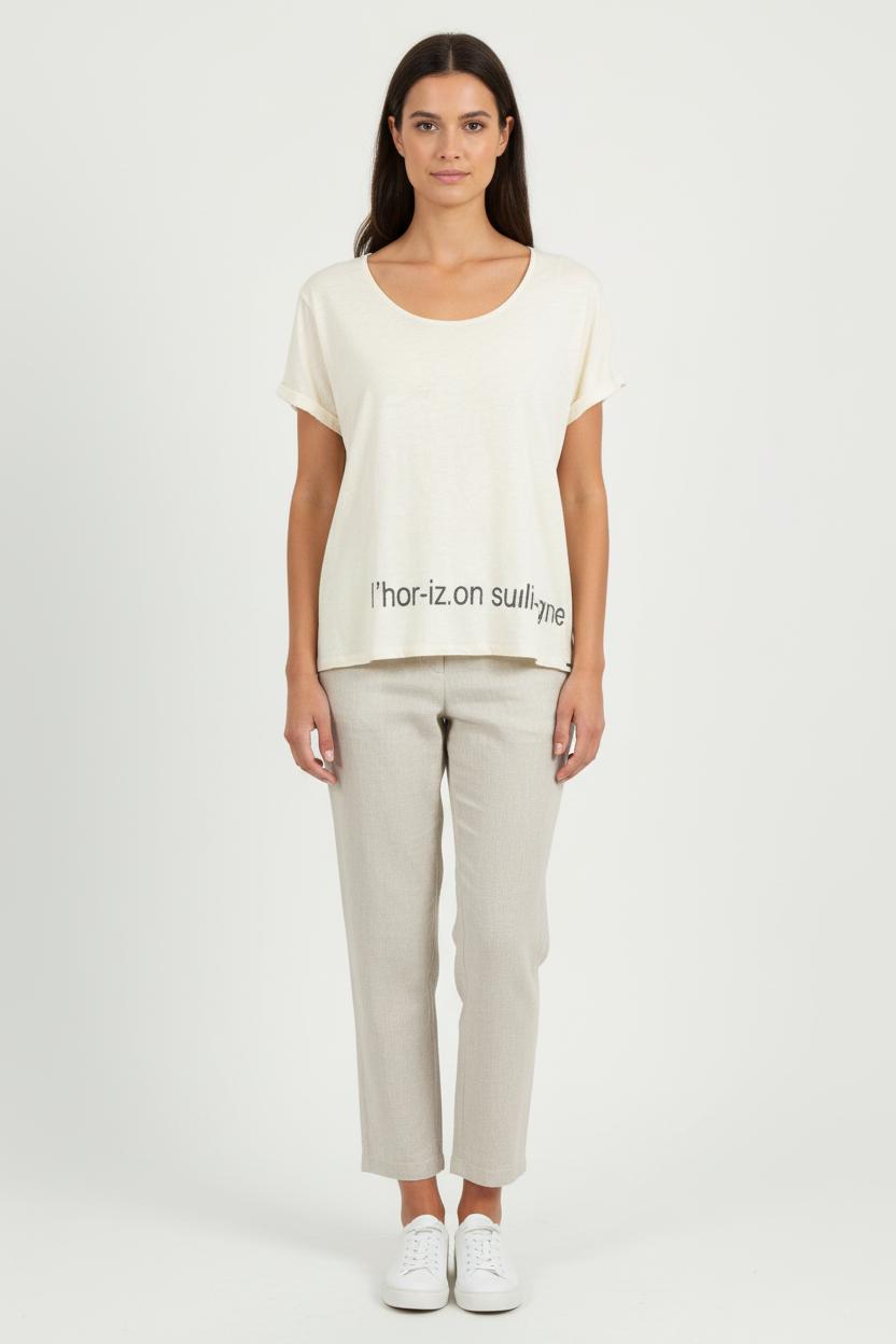 Tee-shirt Jaune - Taille S/36 de la marque IKKS | PARAD80988 - Vendu par Paradigme - Image 1