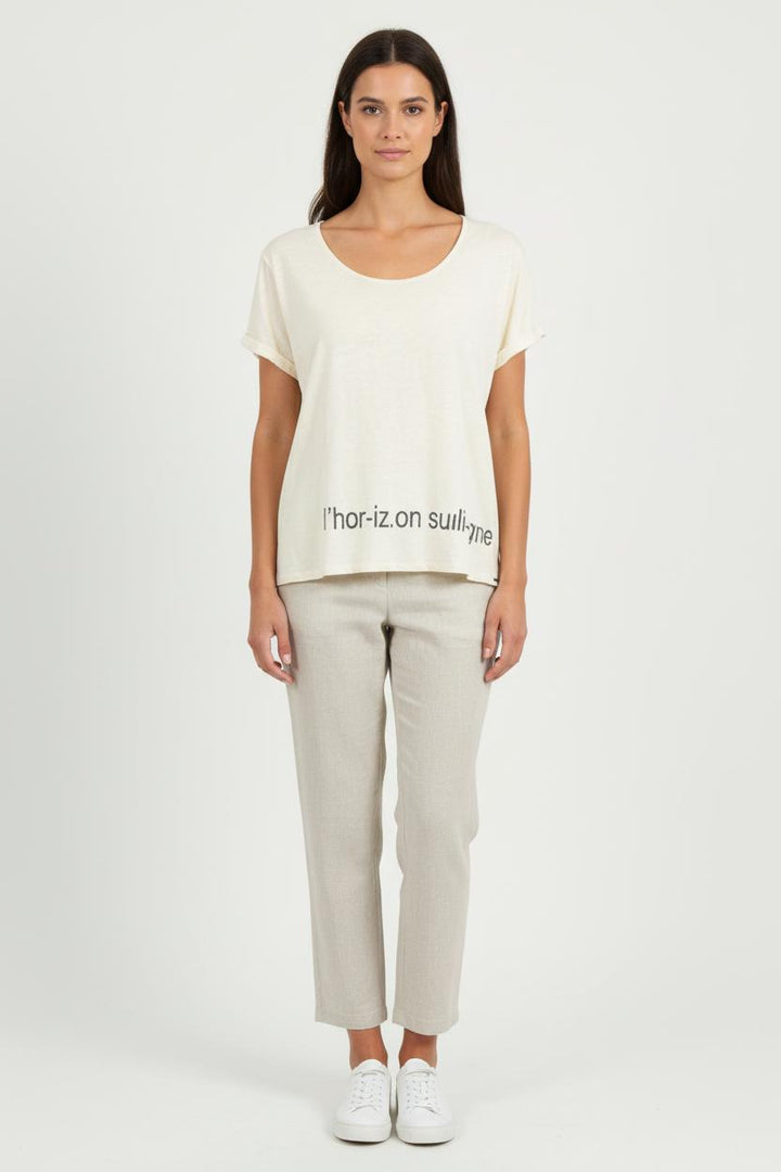 Tee-shirt Jaune - Taille S/36 de la marque IKKS | PARAD80988 - Vendu par Paradigme - Image 1