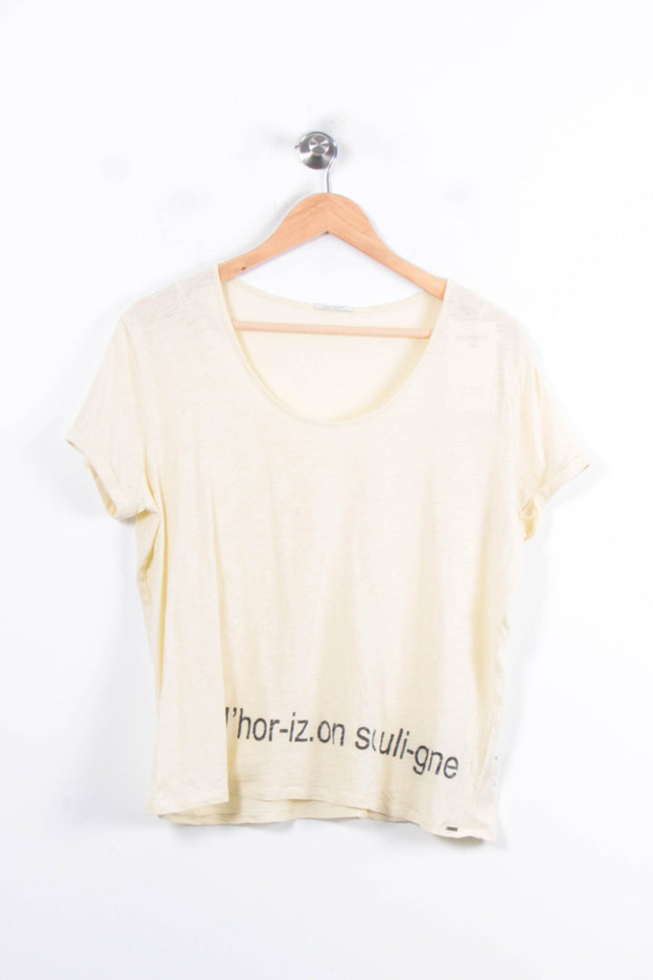 Tee-shirt Jaune - Taille S/36 de la marque IKKS | PARAD80988 - Vendu par Paradigme - Image 2