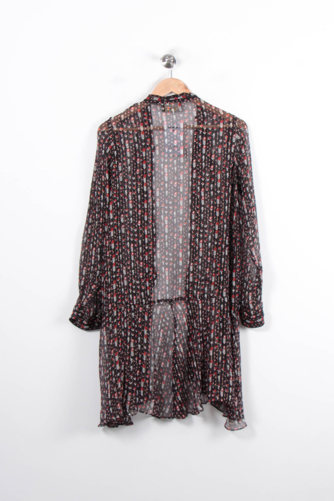 Robe Fluide Noire et Rouge - Taille S/36 de la marque The Kooples | PARAD80994 - Vendu par Paradigme - Image 4