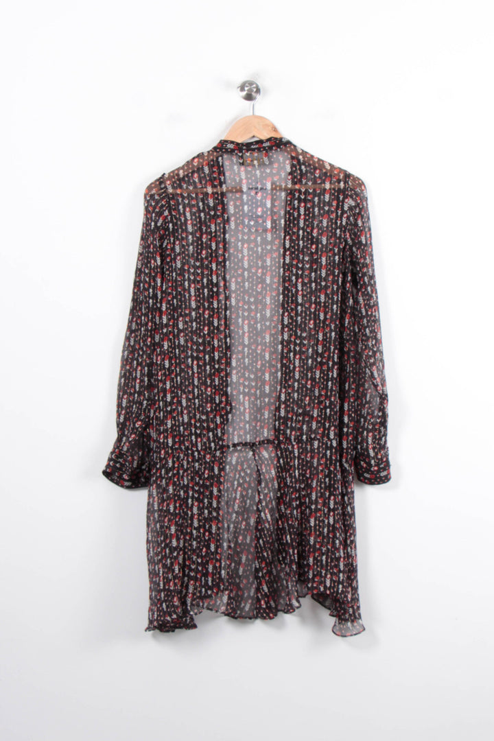 Robe Fluide Noire et Rouge - Taille S/36 de la marque The Kooples | PARAD80994 - Vendu par Paradigme - Image 4