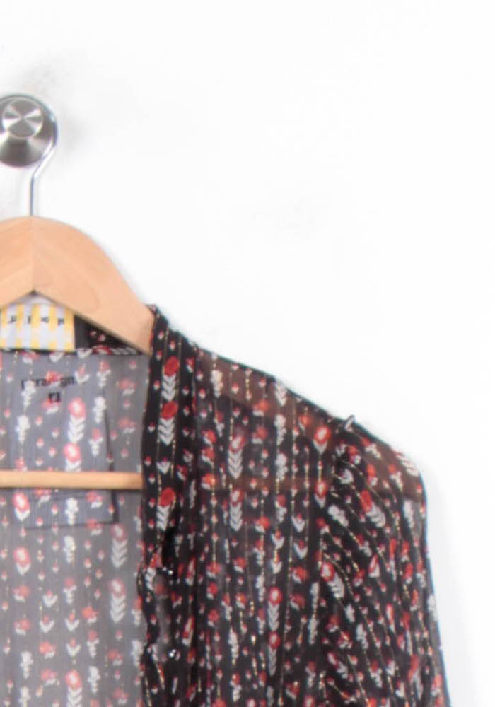 Robe Fluide Noire et Rouge - Taille S/36 de la marque The Kooples | PARAD80994 - Vendu par Paradigme - Image 3