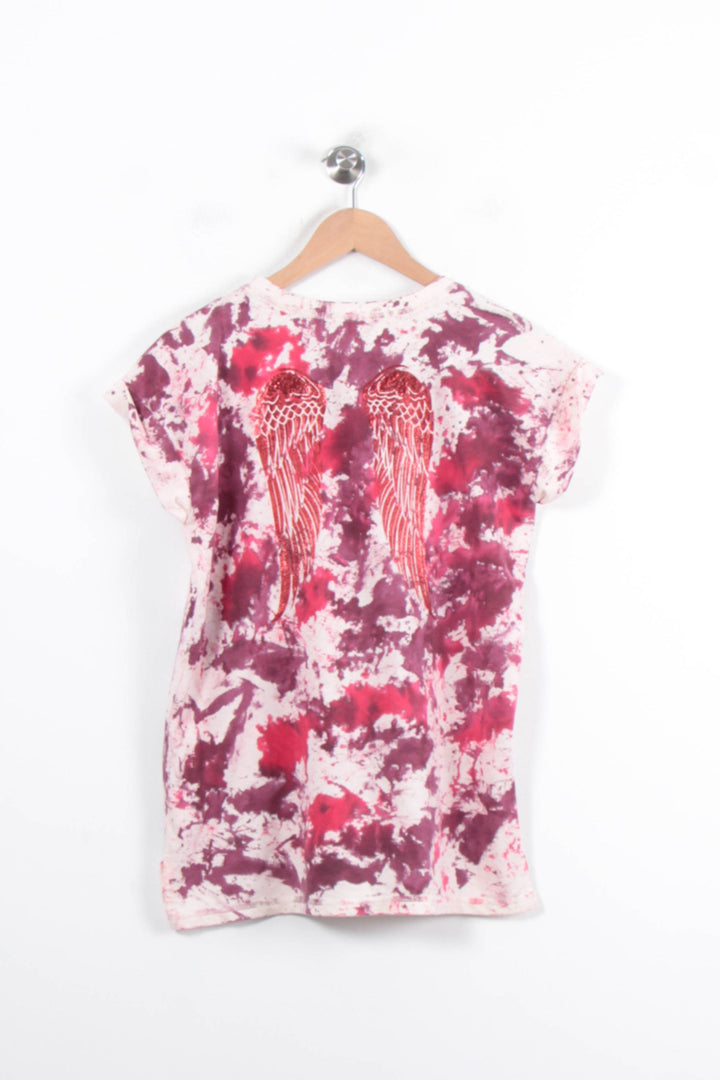 Tee-shirt Rose et Violet - Taille M/38 de la marque Bérénice | PARAD81005 - Vendu par Paradigme - Image 4