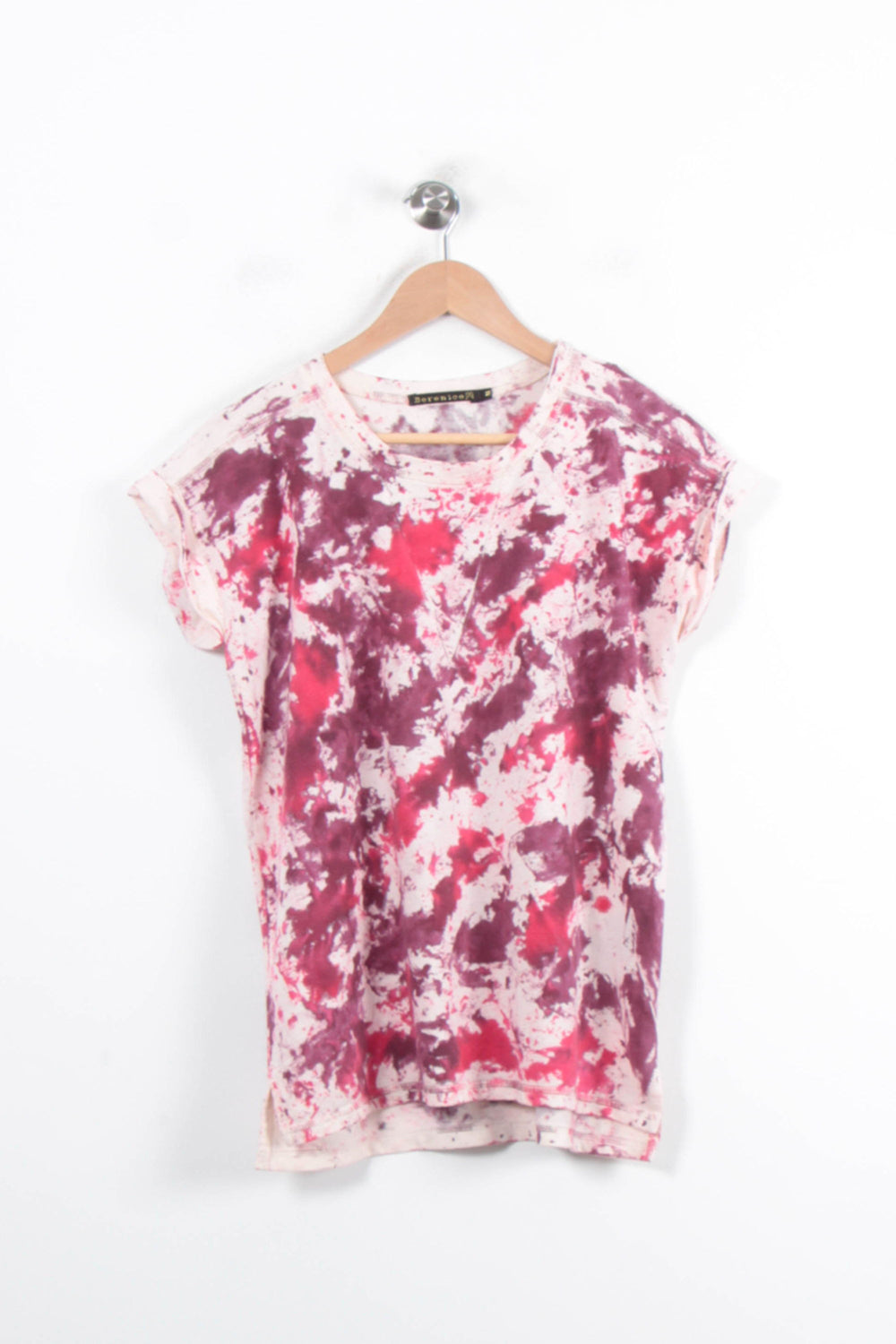Tee-shirt Rose et Violet - Taille M/38 de la marque Bérénice | PARAD81005 - Vendu par Paradigme - Image 2