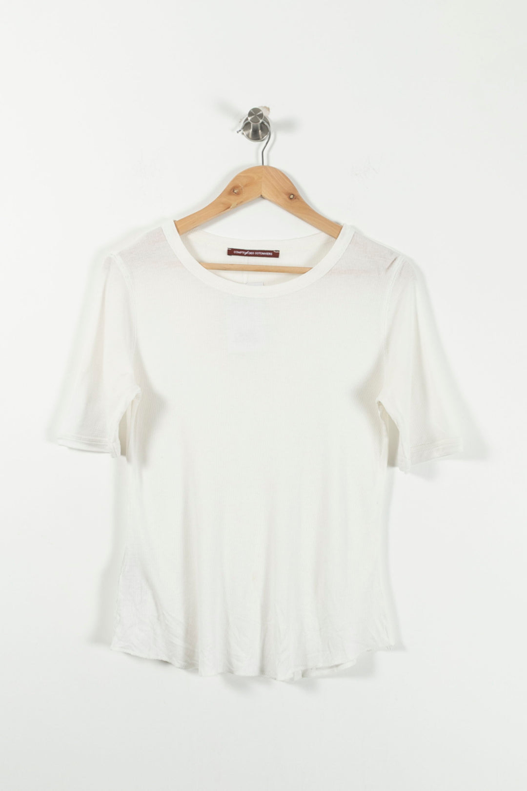 Tee-shirt Blanc - Taille L/40 de la marque Comptoir des Cotonniers | PARAD81010 - Vendu par Paradigme - Image 2