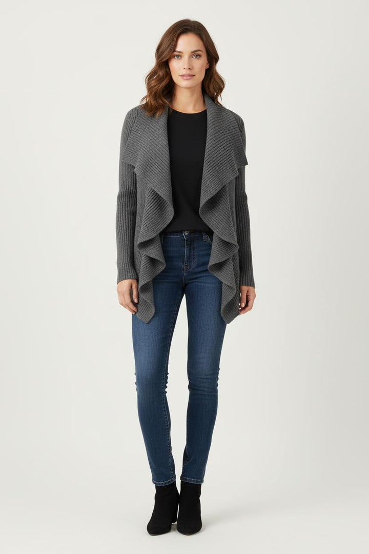 Cardigan Gris - Taille S/36 de la marque Caroll | PARAD81023 - Vendu par Paradigme - Image 1
