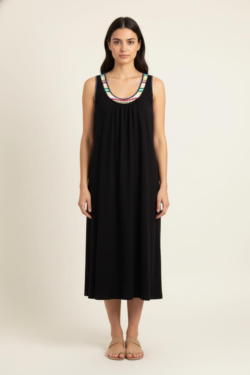 Robe Sans Manches Noire - Taille L/40 de la marque IKKS | PARAD81029 - Vendu par Paradigme - Image 1