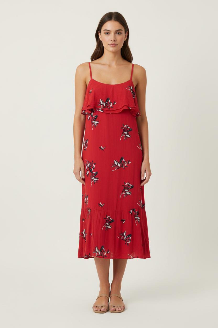 Robe Midi Rouge et Blanc - Taille XXL/44 de la marque Caroll | PARAD81032 - Vendu par Paradigme - Image 1