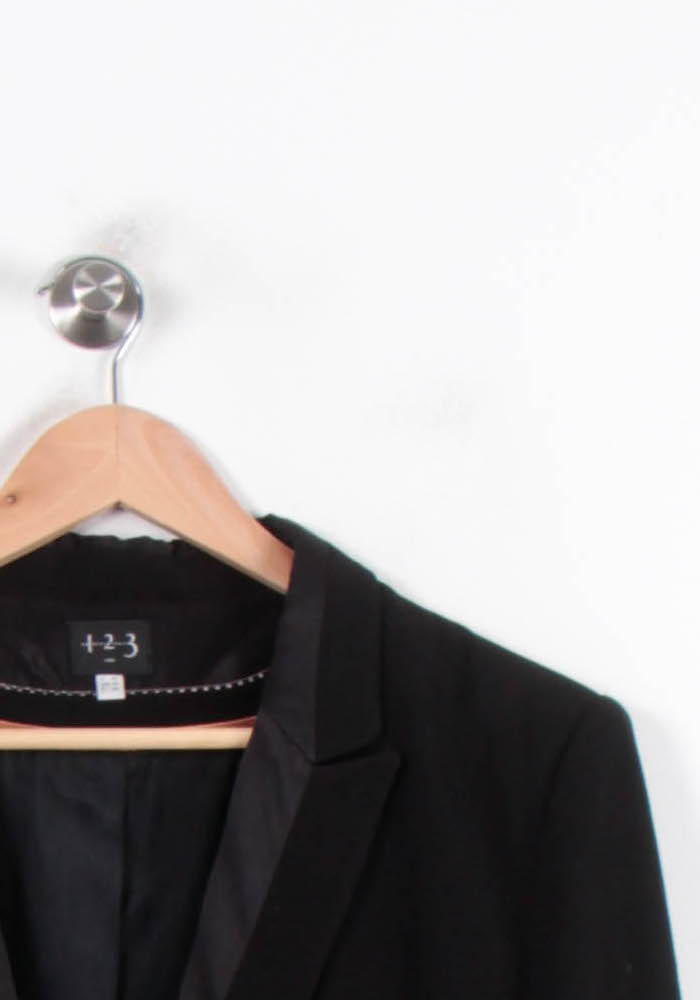 Veste Tailleur Noire - Taille XXXL/46 de la marque Maison 123 | PARAD81034 - Vendu par Paradigme - Image 3