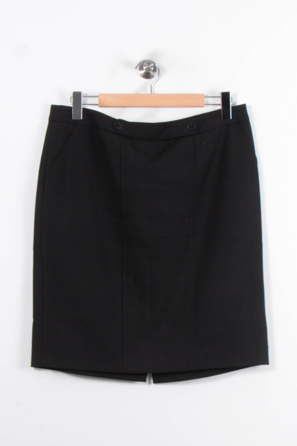Jupe Droite Noire - Taille XXL/44 de la marque Caroll | PARAD81035 - Vendu par Paradigme - Image 2
