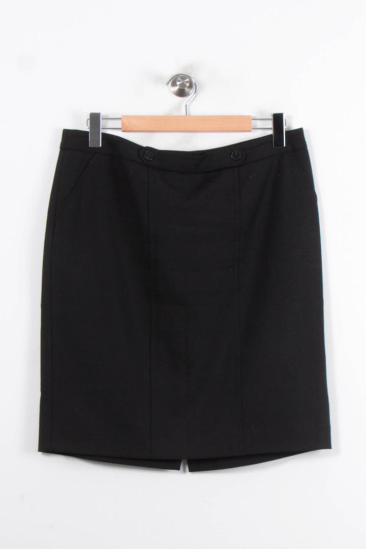Jupe Droite Noire - Taille XXL/44 de la marque Caroll | PARAD81035 - Vendu par Paradigme - Image 2