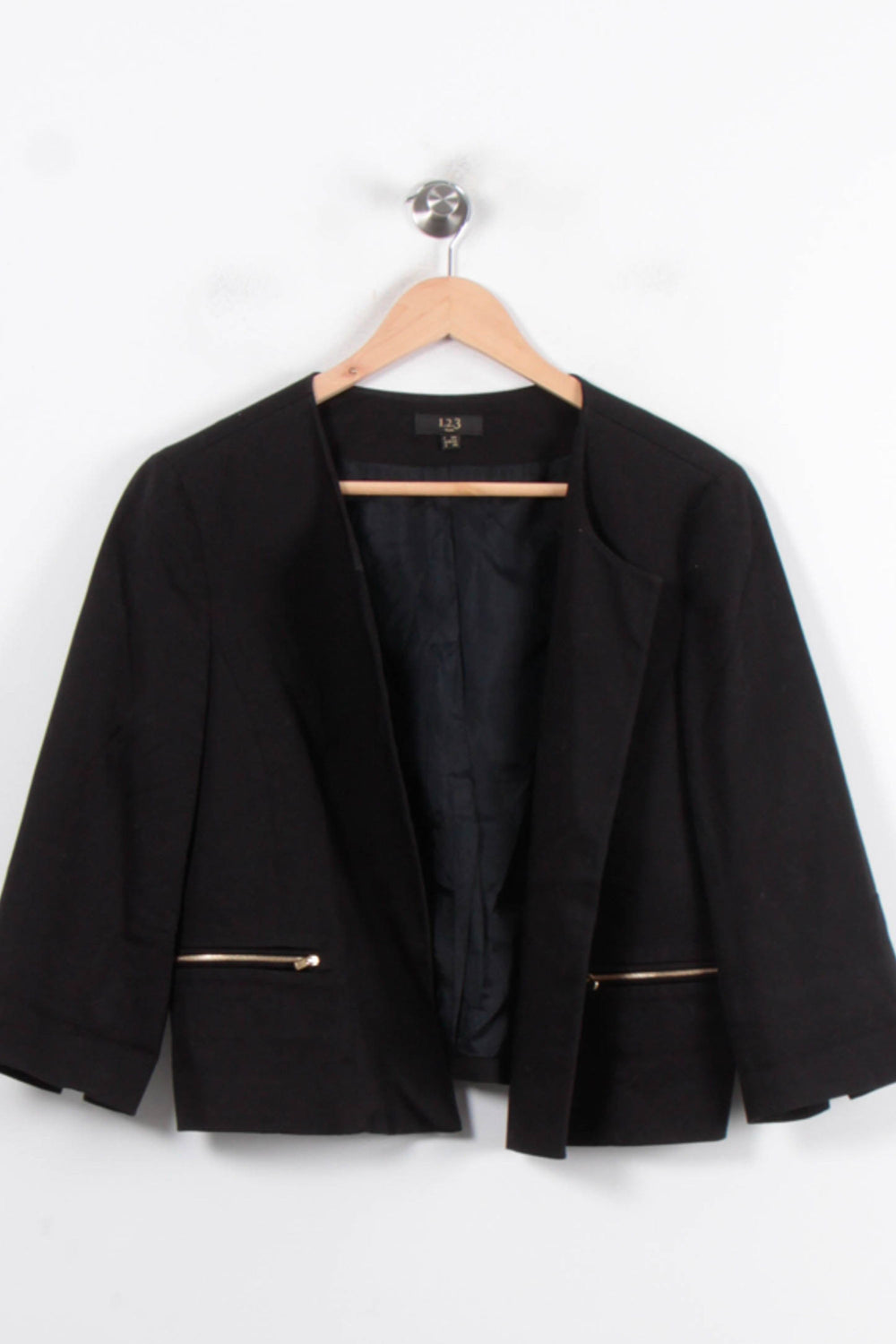 Veste Courte Noire - Taille XXL/44 de la marque Maison 123 | PARAD81036 - Vendu par Paradigme - Image 2