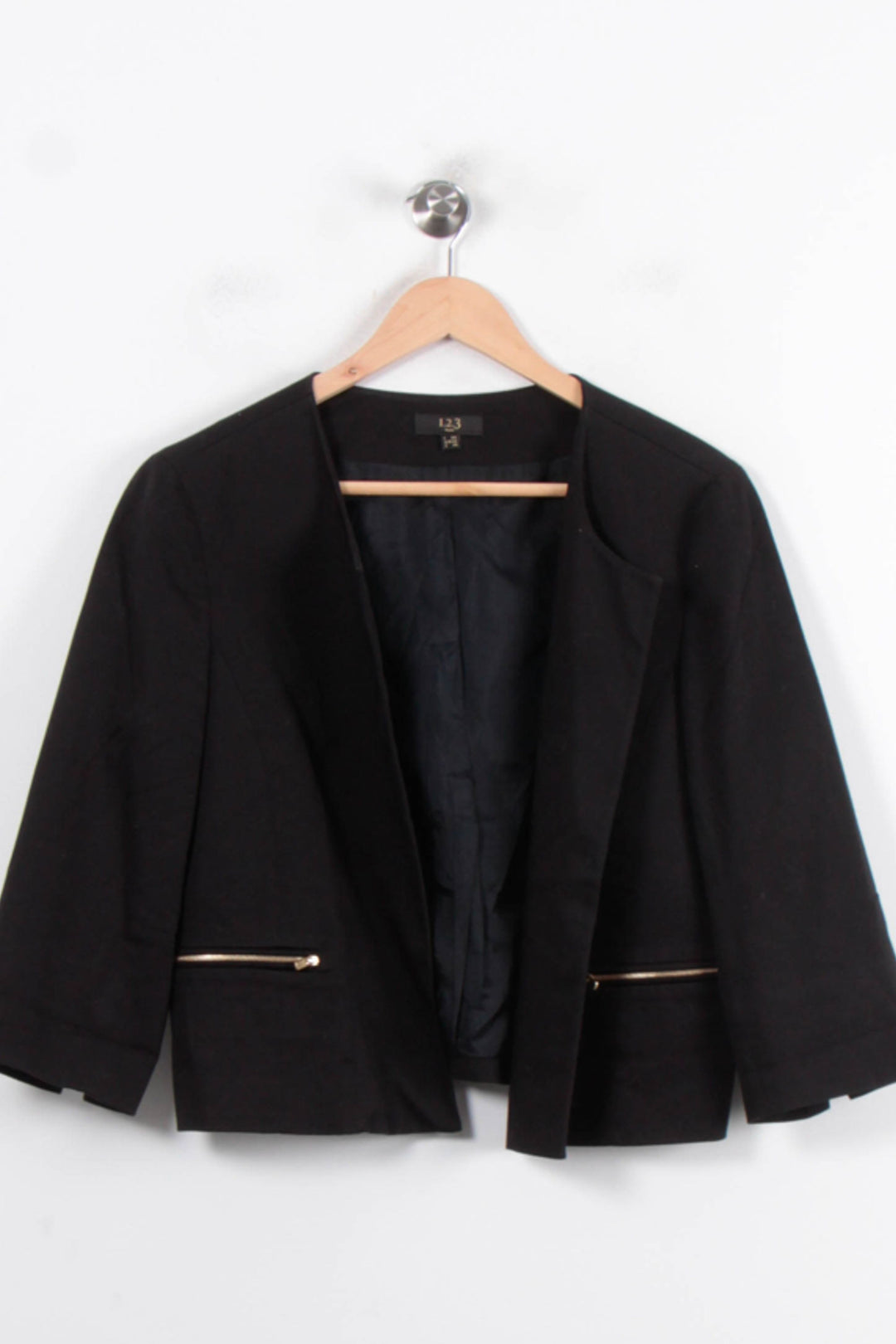 Veste Courte Noire - Taille XXL/44 de la marque Maison 123 | PARAD81036 - Vendu par Paradigme - Image 2