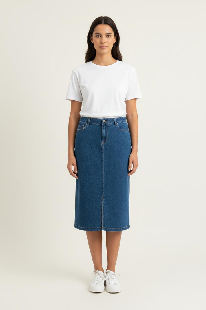 Jupe Longue Bleue - Taille XL/42 de la marque Gerard Darel | PARAD81038 - Vendu par Paradigme - Image 1