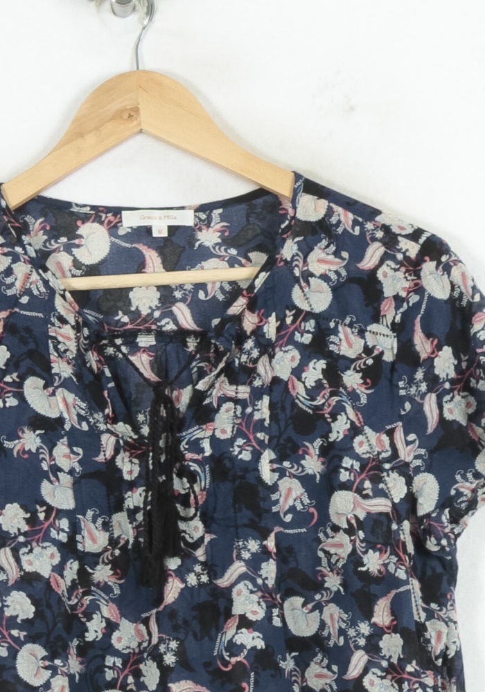 Blouse Bleu et Blanc - Taille M/38 de la marque Grace & Mila | PARAD81054 - Vendu par Paradigme - Image 3