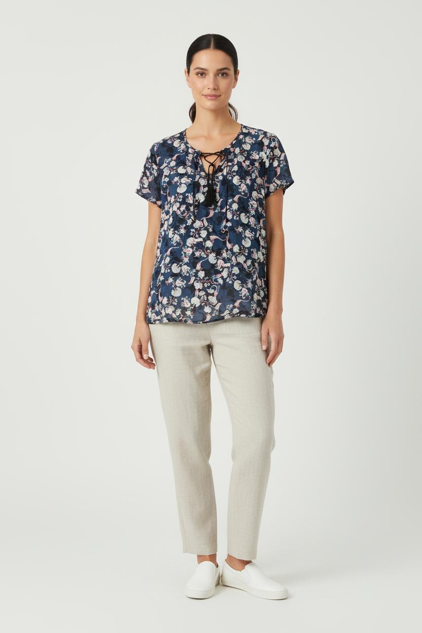Blouse Bleu et Blanc - Taille M/38 de la marque Grace & Mila | PARAD81054 - Vendu par Paradigme - Image 1