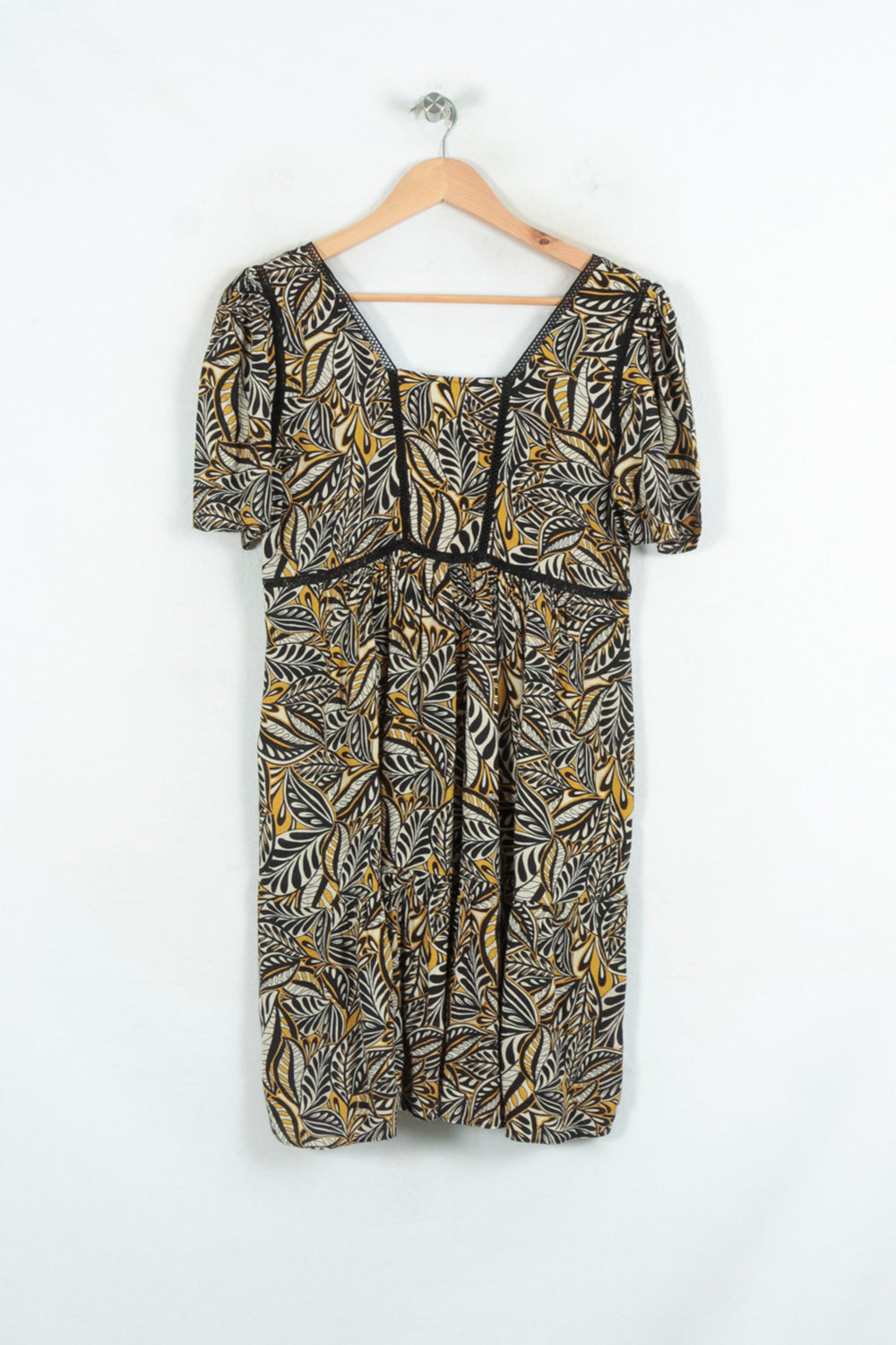 Robe Courte Noire et Jaune - Taille M/38 de la marque Bérénice | PARAD81056 - Vendu par Paradigme - Image 2