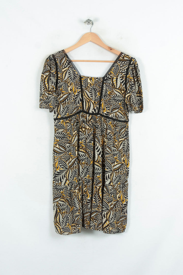 Robe Courte Noire et Jaune - Taille M/38 de la marque Bérénice | PARAD81056 - Vendu par Paradigme - Image 2
