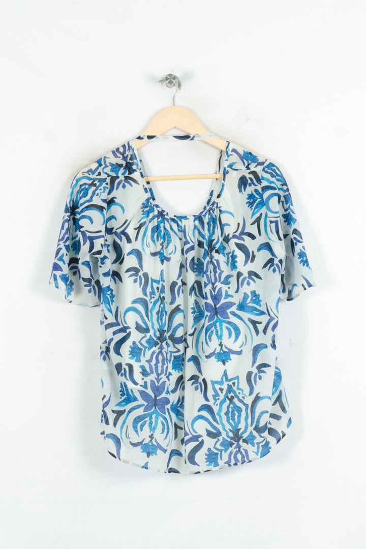 Blouse Bleu et Blanc - Taille M/38 de la marque One Step | PARAD81061 - Vendu par Paradigme - Image 2