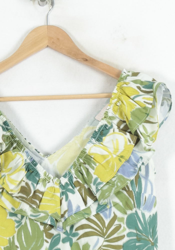 Robe Courte Verte et Jaune - Taille L/40 de la marque Liu Jo | PARAD81062 - Vendu par Paradigme - Image 3
