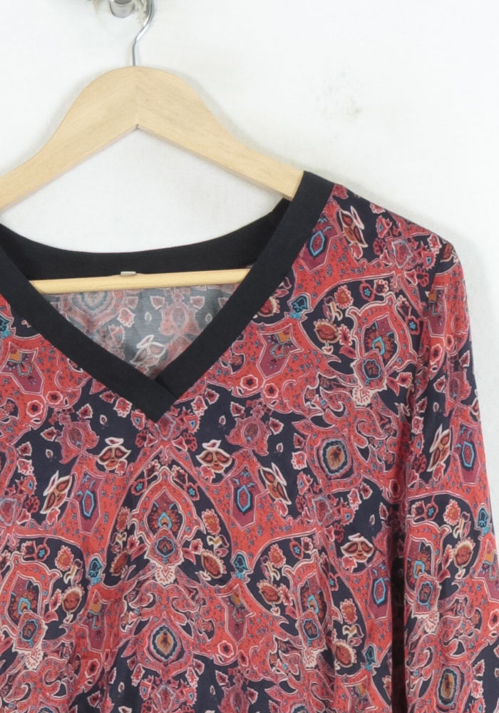 Blouse Multicolore - Taille S/36 de la marque La Fée Maraboutée | PARAD81066 - Vendu par Paradigme - Image 3