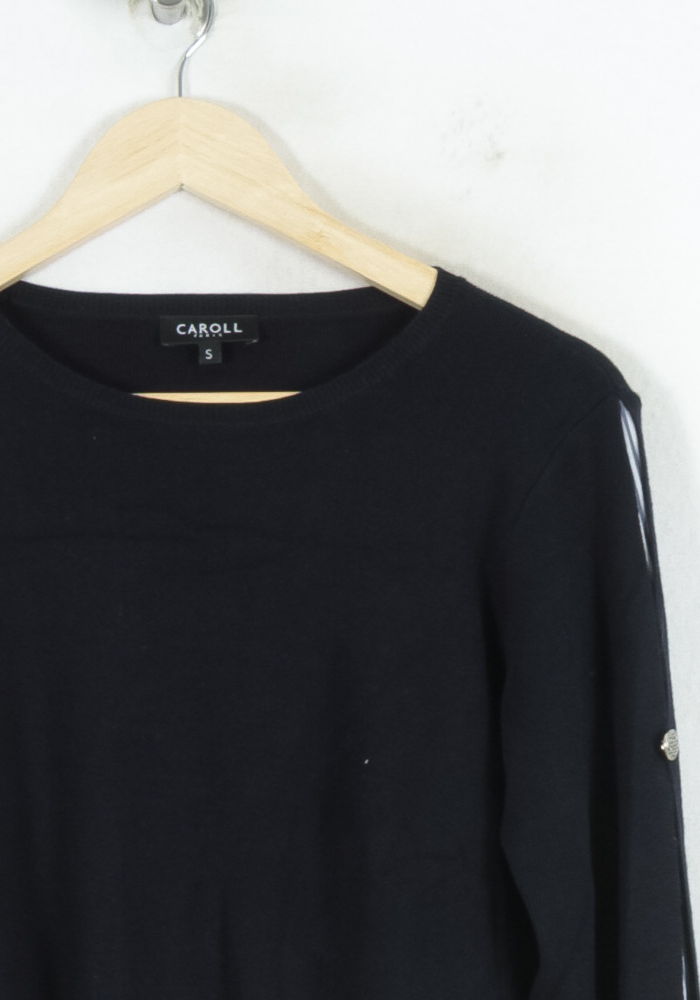 Pull Bleu et Blanc - Taille S/36 de la marque Caroll | PARAD81070 - Vendu par Paradigme - Image 3