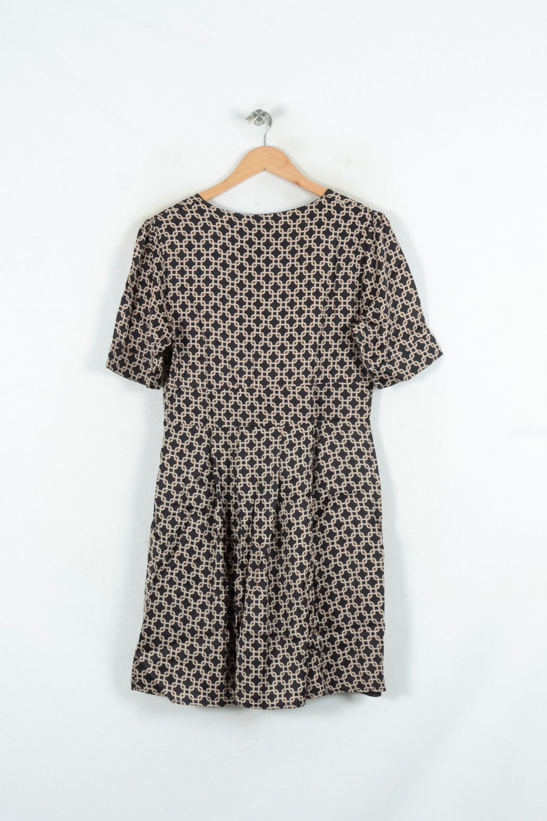 Robe Noire et Beige - Taille L/40 de la marque La Fée Maraboutée | PARAD81072 - Vendu par Paradigme - Image 4