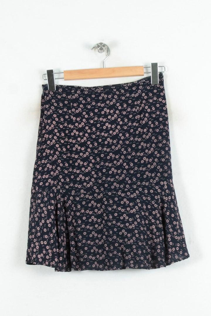 Jupe Fleurie Bleue et Beige - Taille M/38 de la marque Petite Mendigote | PARAD81076 - Vendu par Paradigme - Image 4