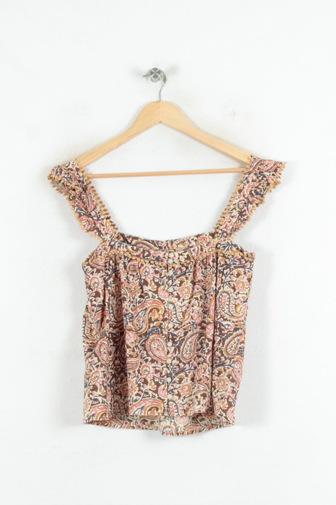 Top Multicolore - Taille M/38 de la marque Sézane | PARAD81077 - Vendu par Paradigme - Image 4