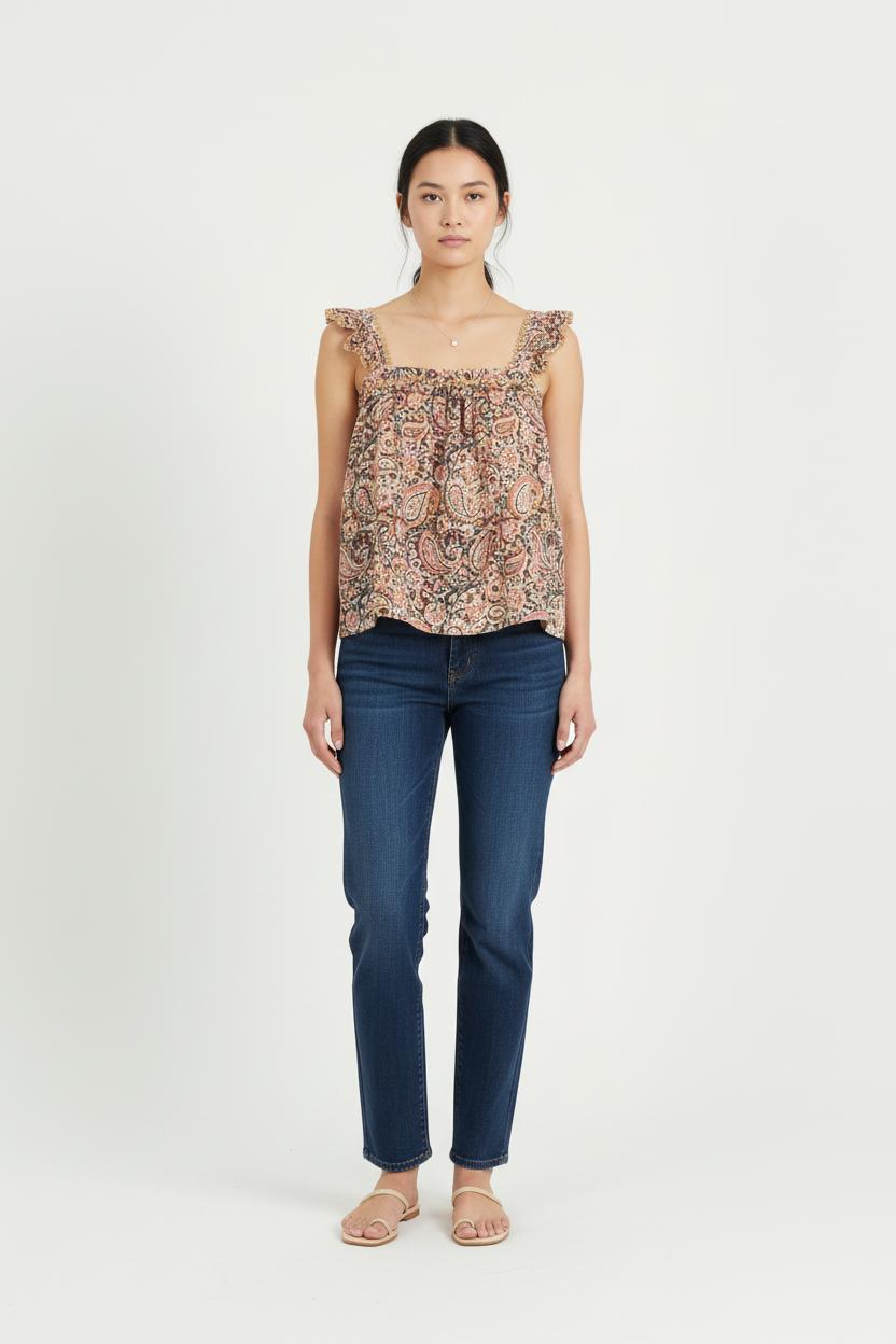 Top Multicolore - Taille M/38 de la marque Sézane | PARAD81077 - Vendu par Paradigme - Image 1