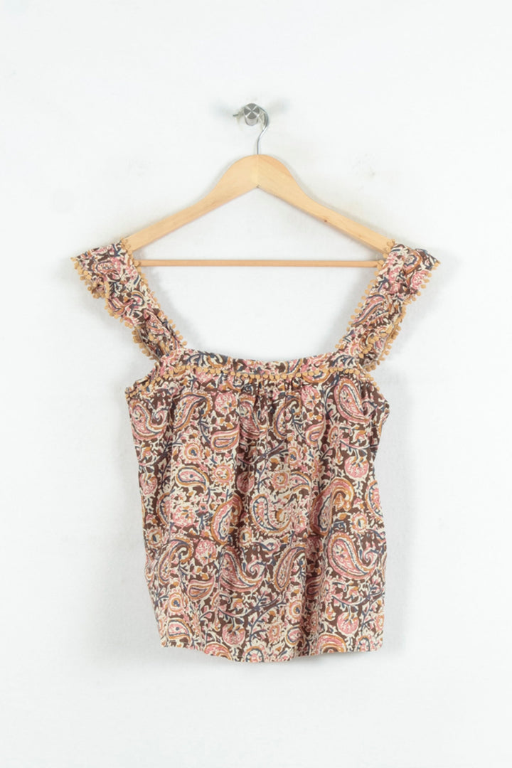 Top Multicolore - Taille M/38 de la marque Sézane | PARAD81077 - Vendu par Paradigme - Image 2