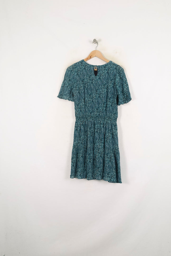 Robe Imprimée Bleue - Taille M/38 de la marque Maison 123 | PARAD81083 - Vendu par Paradigme - Image 4