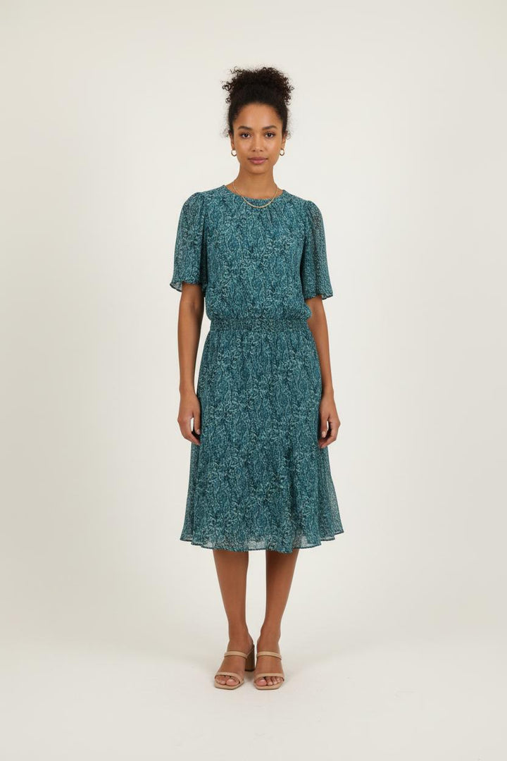 Robe Imprimée Bleue - Taille M/38 de la marque Maison 123 | PARAD81083 - Vendu par Paradigme - Image 1