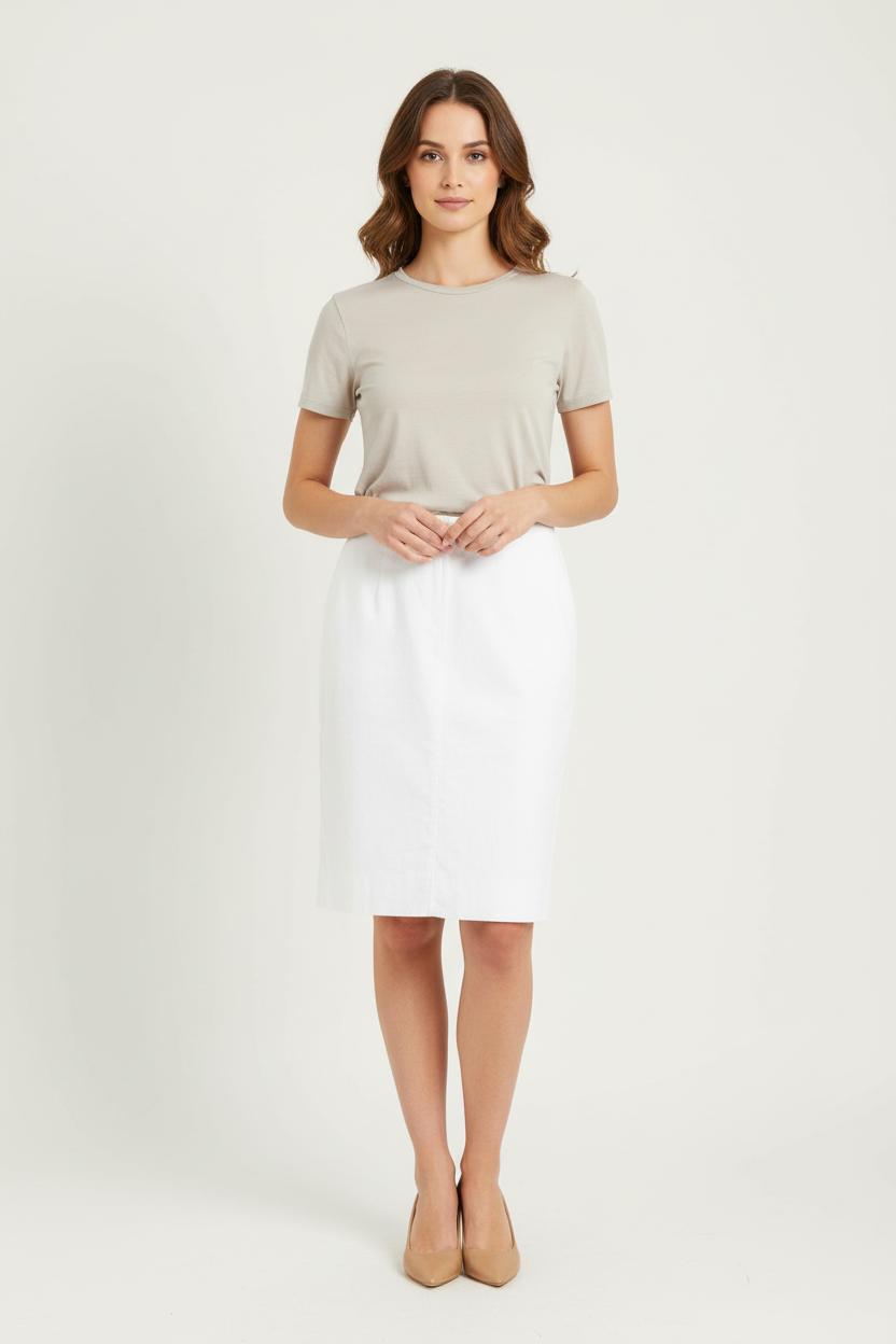 Jupe Courte Blanche - Taille XL/42 de la marque Gerard Darel | PARAD81089 - Vendu par Paradigme - Image 1